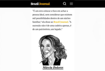 Matéria no Brazil Journal